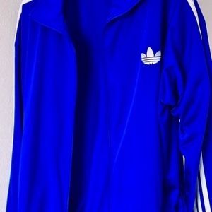 Blue Adidas sweat shirt